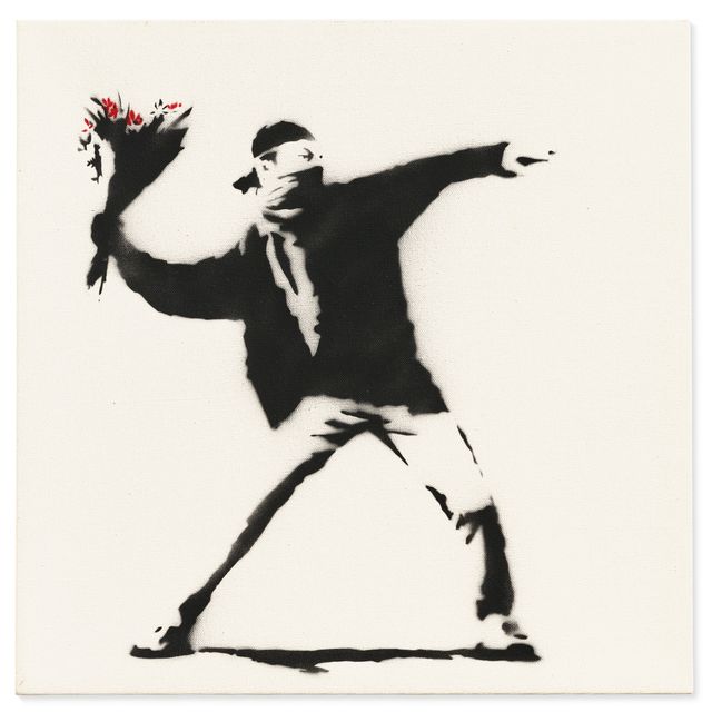 Banksy — Любовь витает в воздухе
