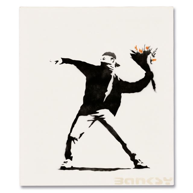 Banksy — Любовь витает в воздухе