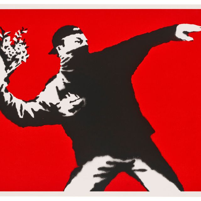 Banksy — Любовь витает в воздухе