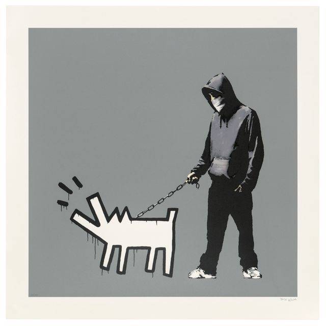 Banksy — Выбери свое оружие (Холодное серое)