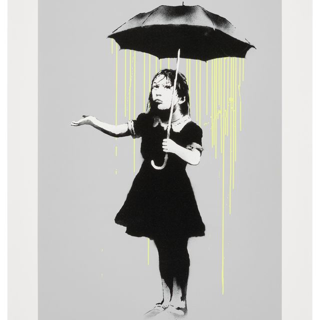 Banksy — НОЛА (Зеленый дождь)