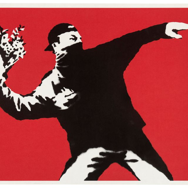 Banksy — Любовь витает в воздухе