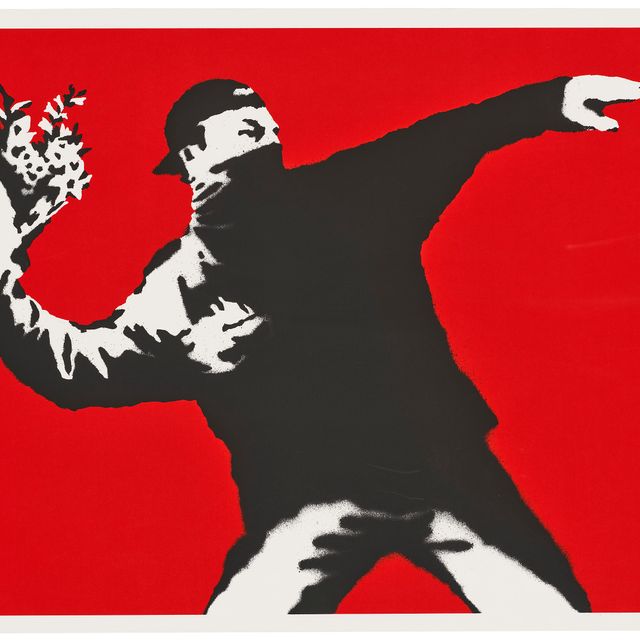 Banksy — Любовь витает в воздухе