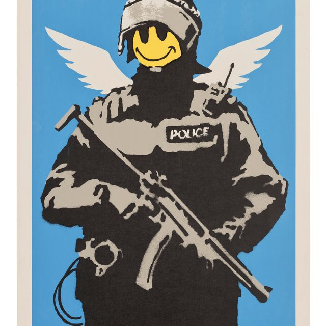 Banksy — Летающая медь