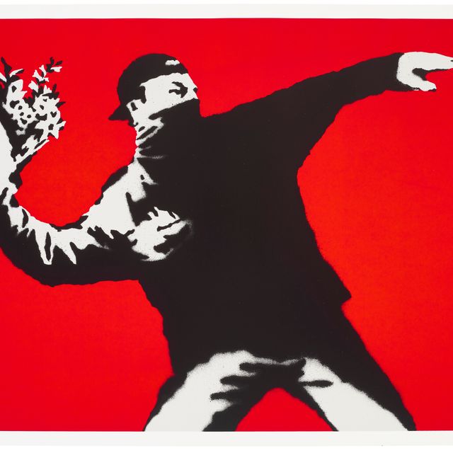 Banksy — Любовь витает в воздухе