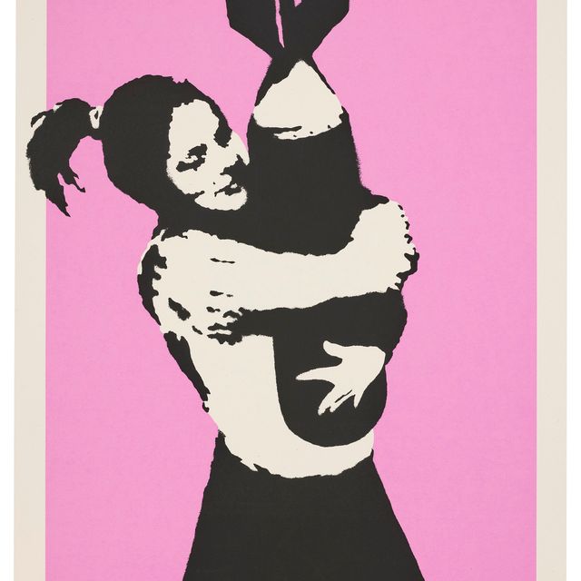 Banksy — Бомба-обнимашка (Бомба-любовь)