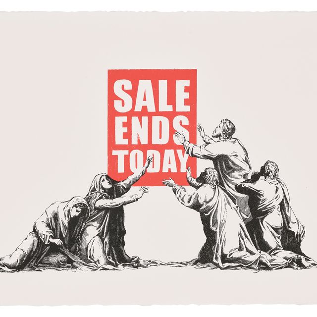Banksy — Распродажа заканчивается (версия 2)