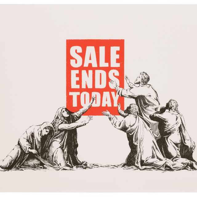 Banksy — Распродажа заканчивается (версия 2)