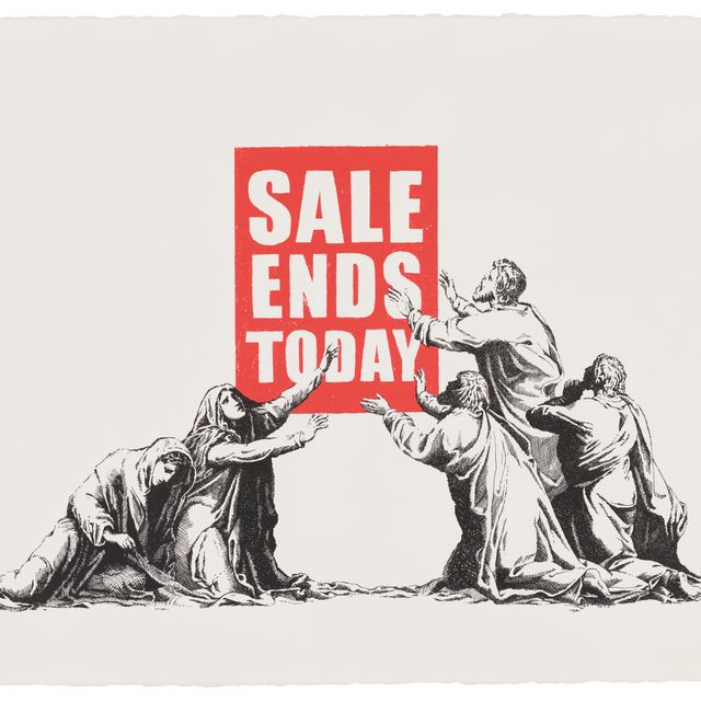 Banksy — Распродажа заканчивается (версия 2)