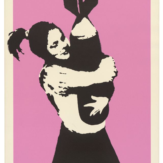 Banksy — Бомба-обнимашка (Бомба-любовь)