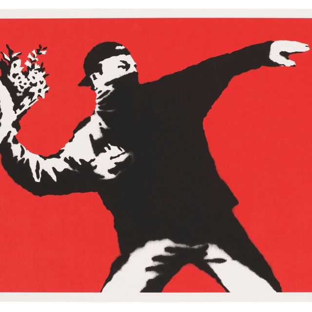 Banksy — Любовь витает в воздухе