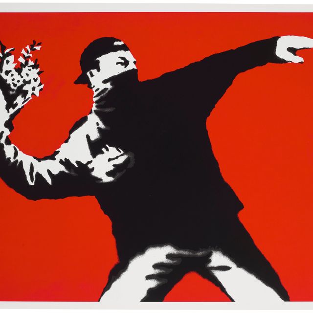 Banksy — Любовь витает в воздухе