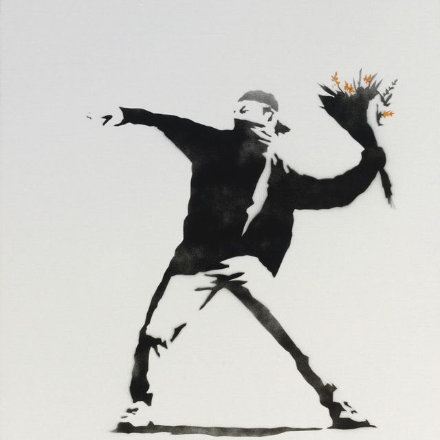 Banksy — Любовь витает в воздухе