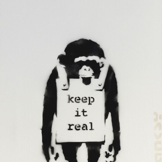 Banksy — держать это реальным