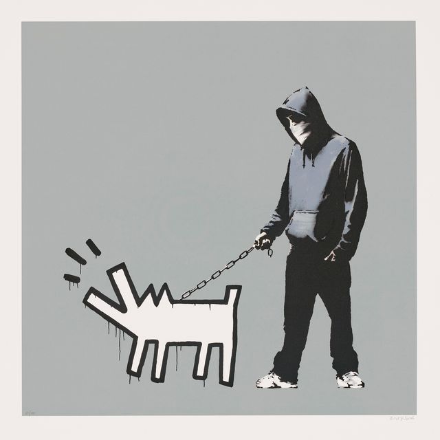 Banksy — Выбери свое оружие (серое)