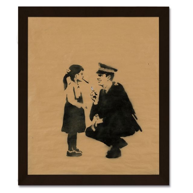 Banksy — Табличка "Потерянные дети" с фестиваля в Гластонбери (Sketc h)