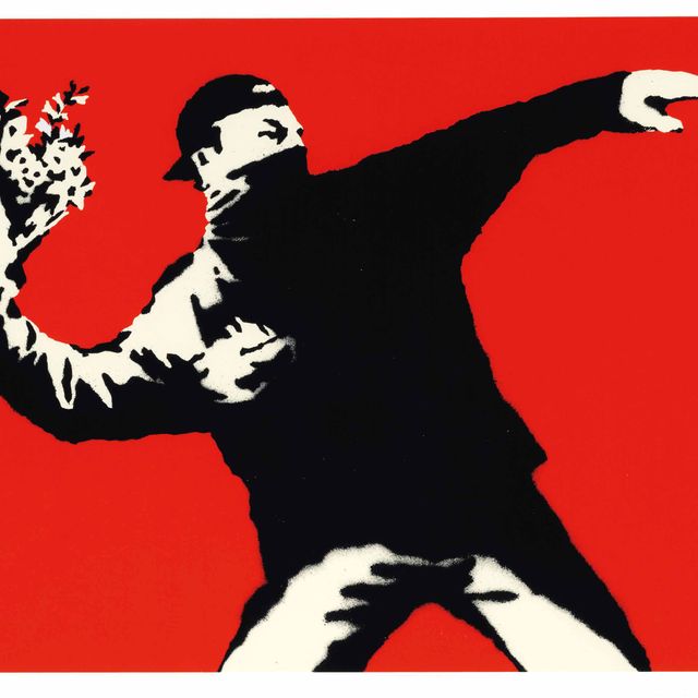 Banksy — Любовь витает в воздухе