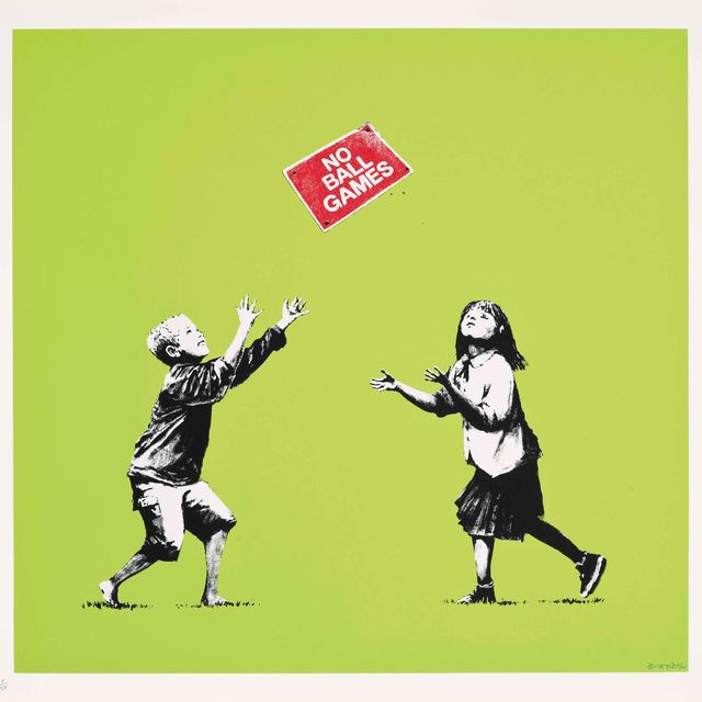Banksy — Никаких игр с мячом
