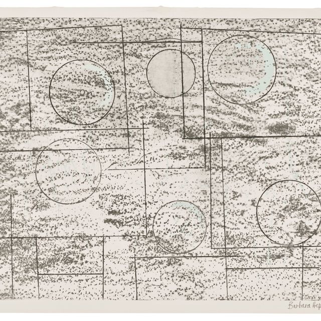 Barbara Hepworth — Квадраты и круги, из: Двенадцати литографий