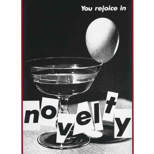 Barbara Kruger — Без названия (Ты радуешься новизне)