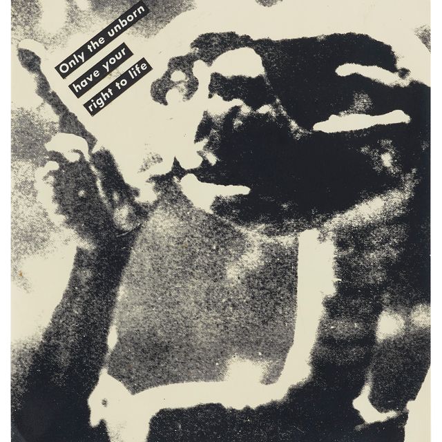 Barbara Kruger — Без названия (Только нерожденные имеют право на жизнь)