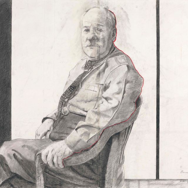 Barnett Newman — Исследование для The Stripe находится в поле зрения наблюдателя - Портрет Барнетта Ньюмана