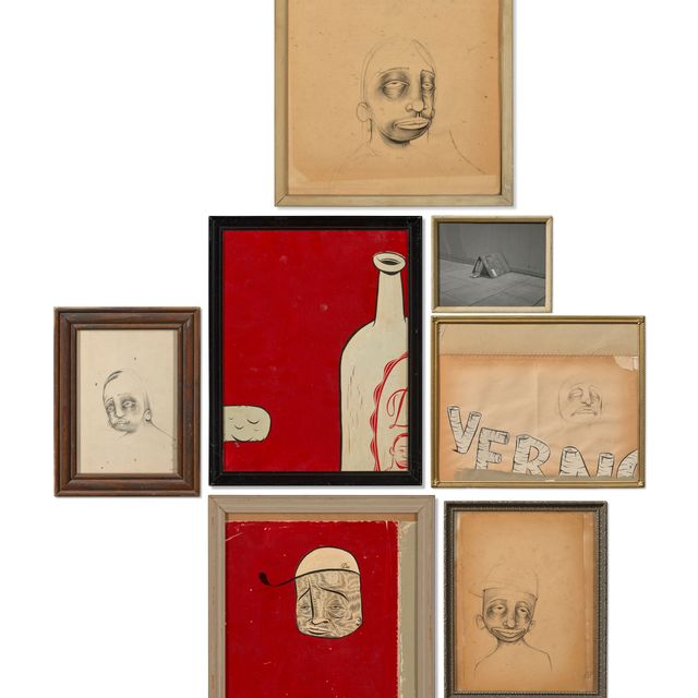 Barry McGee — Без названия (из набора из 7 рисунков)