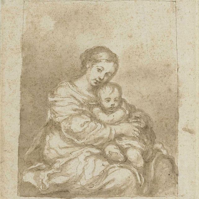 Bartolomé Esteban Murillo — Мадонна с младенцем