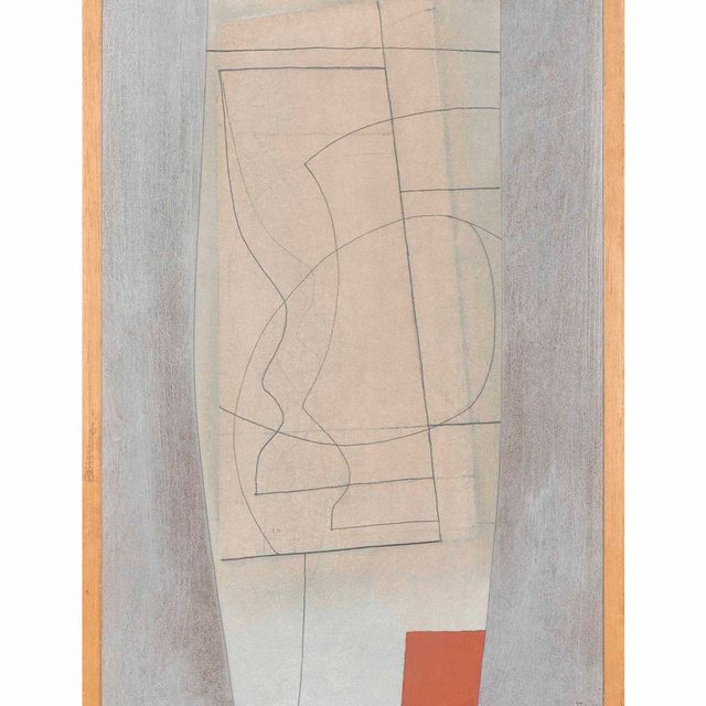Ben Nicholson — 1967-68 (наполовину кубок и красное вино)