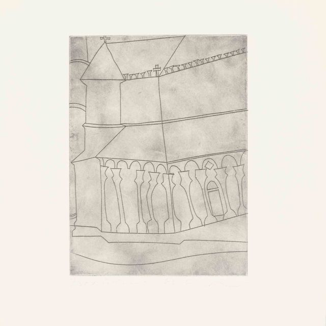 Ben Nicholson — Фрагмент тосканского собора (Лафранка 18)