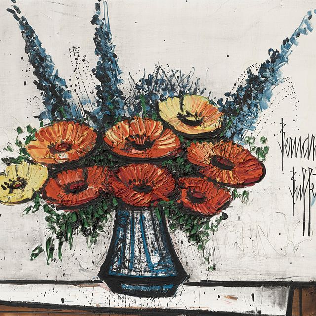 Bernard Buffet — Букет из цветов