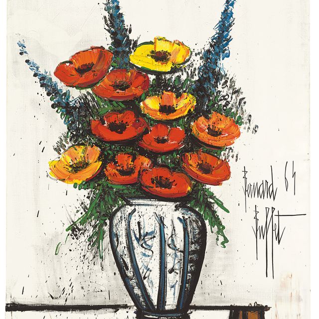 Bernard Buffet — Лес паво