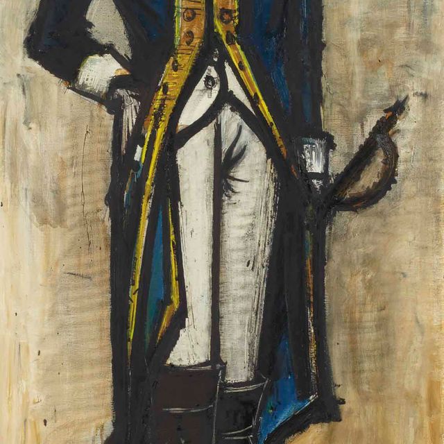 Bernard Buffet — Портрет генерала Лафайета