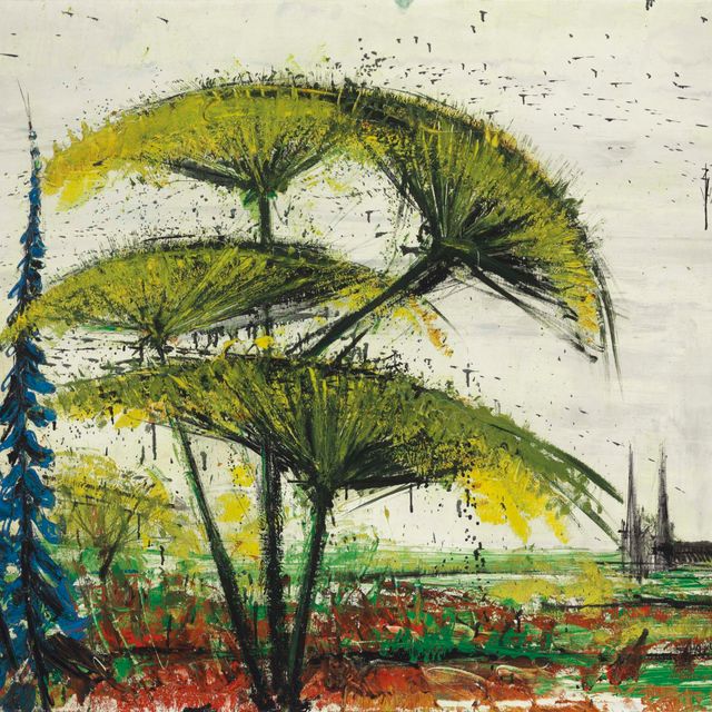 Bernard Buffet — Омбели и дельфиниумы