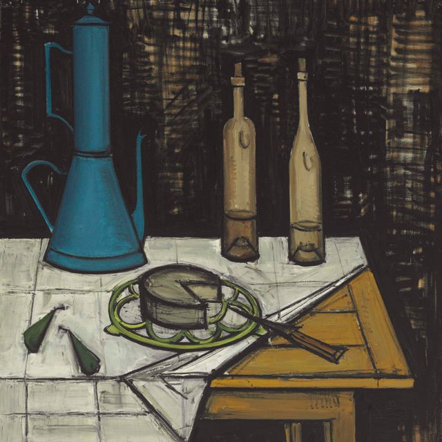 Bernard Buffet — Смерть природы в голубом кафе
