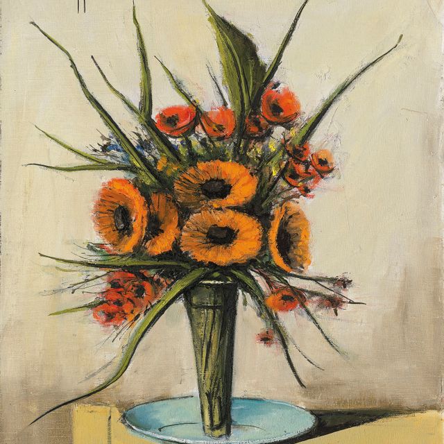 Bernard Buffet — Суси и розовые цветы