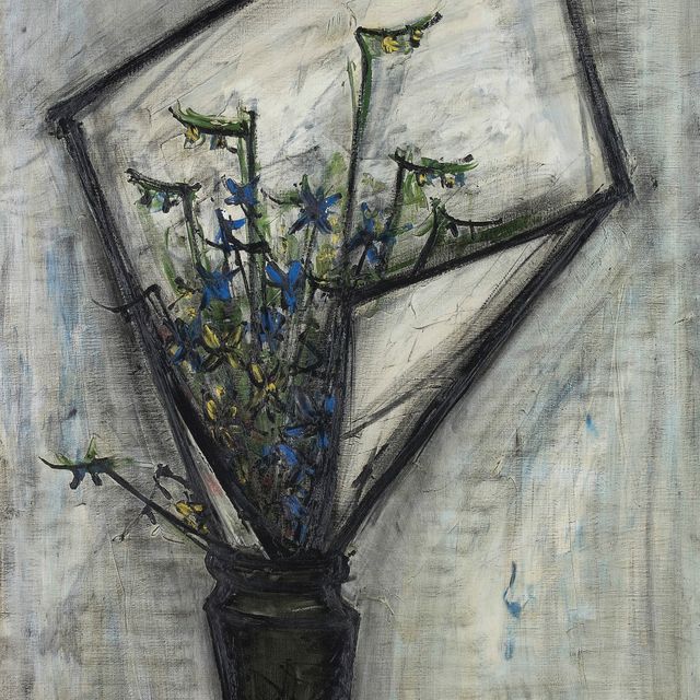 Bernard Buffet — Цветы в вазе