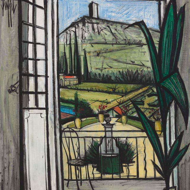 Bernard Buffet — Ла-Бом, дверь в ла-Фонтен