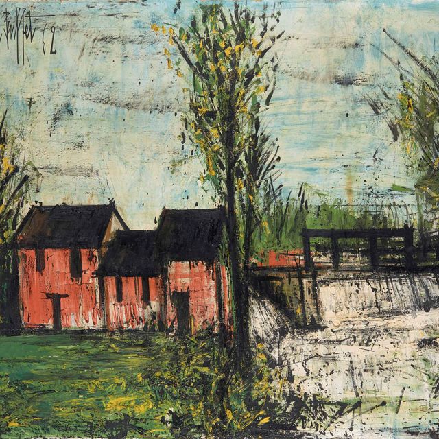 Bernard Buffet — Вилье, старый Мулен
