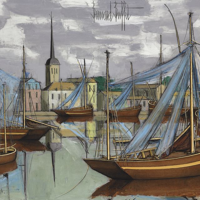 Bernard Buffet — Олоннские соболя, лангустины и голубое филе