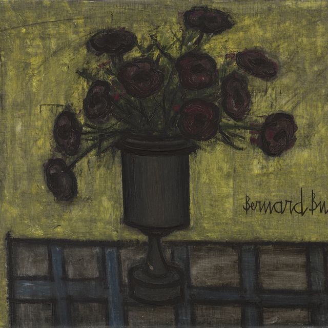 Bernard Buffet — Цветы в вазе