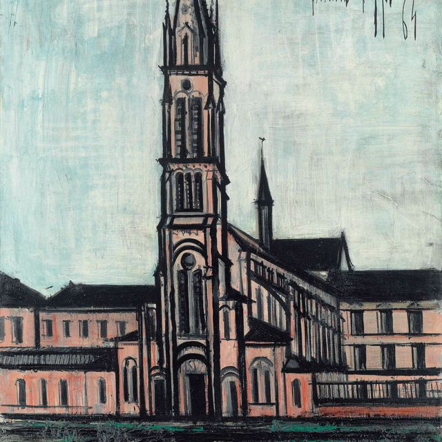 Bernard Buffet — Изящная роза