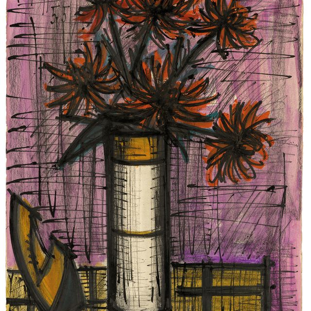Bernard Buffet — Румяна из хризантем
