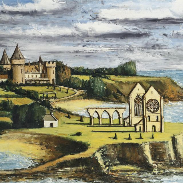 Bernard Buffet — Замок в Корнуайе