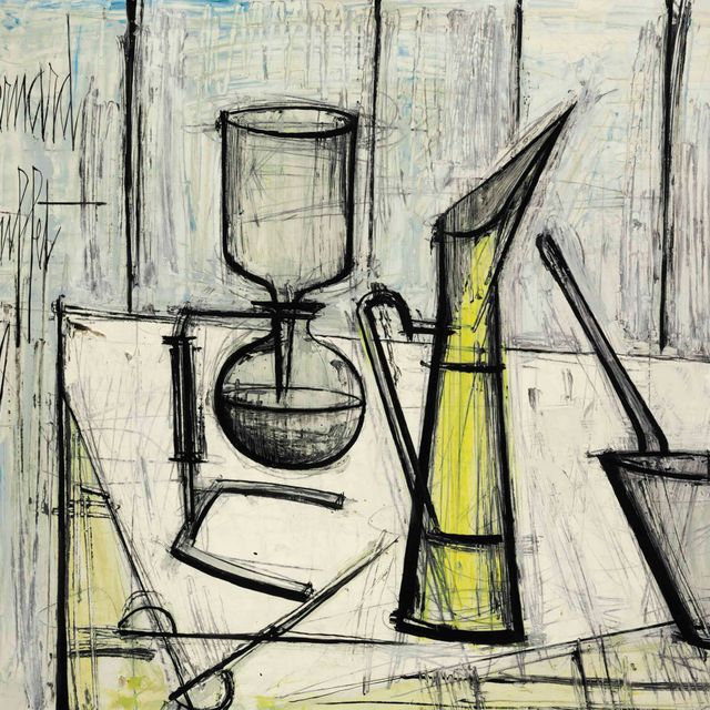 Bernard Buffet — Смерть природы в желтом лесу
