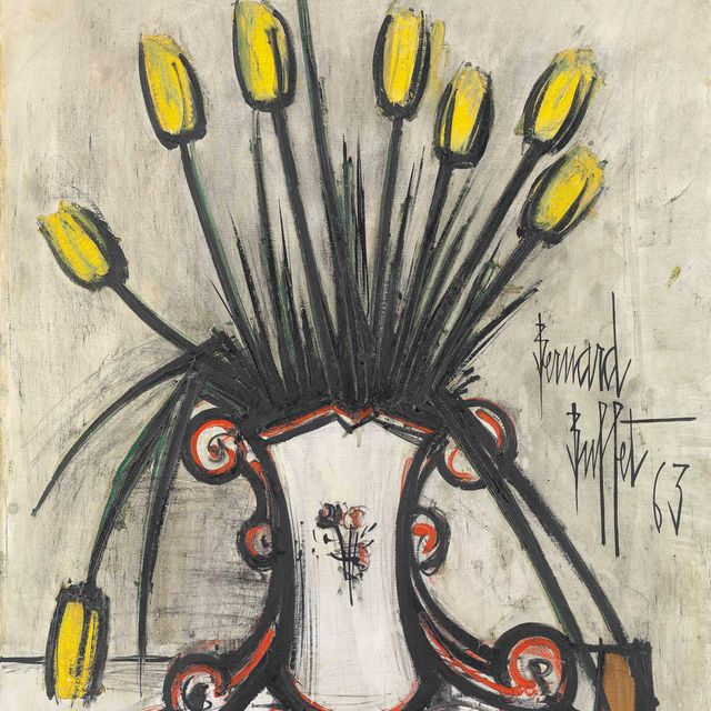 Bernard Buffet — Букет желтых цветов