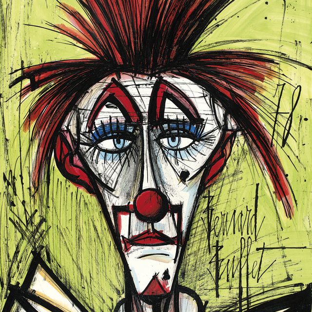 Bernard Buffet — Волосатый клоун