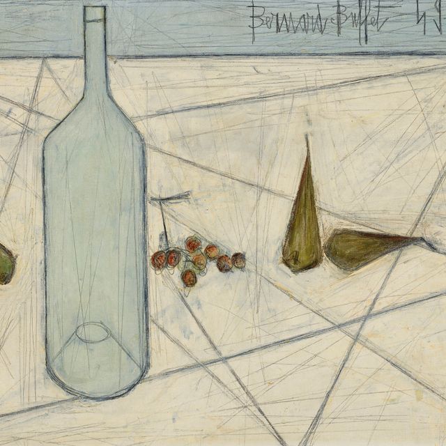 Bernard Buffet — Смерть природы в окружении фруктов