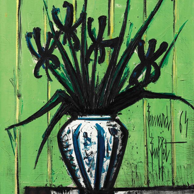 Bernard Buffet — Ваза с цветами