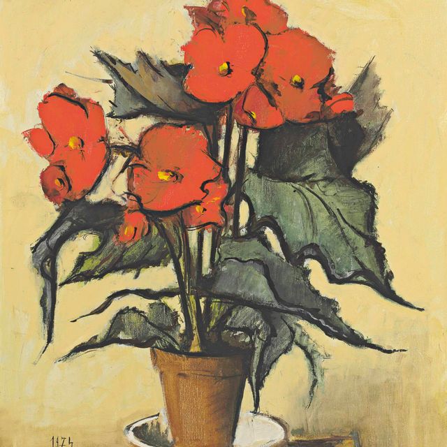 Bernard Buffet — Горшок с бегонией